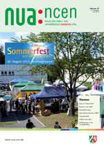 NUAncen Heft 57 - Titel: Großes Sommerfest mit Umweltmarkt rund um die NUA am 30. August in Recklinghausen