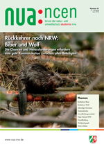 NUAncen Heft 61 - Titel: Rückkehrer nach NRW: Biber und Wolf