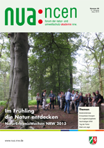 NUAncen Heft 48 - Titel: Im Frühling die Natur entdecken; NaturErlebnisWochen NRW 2013