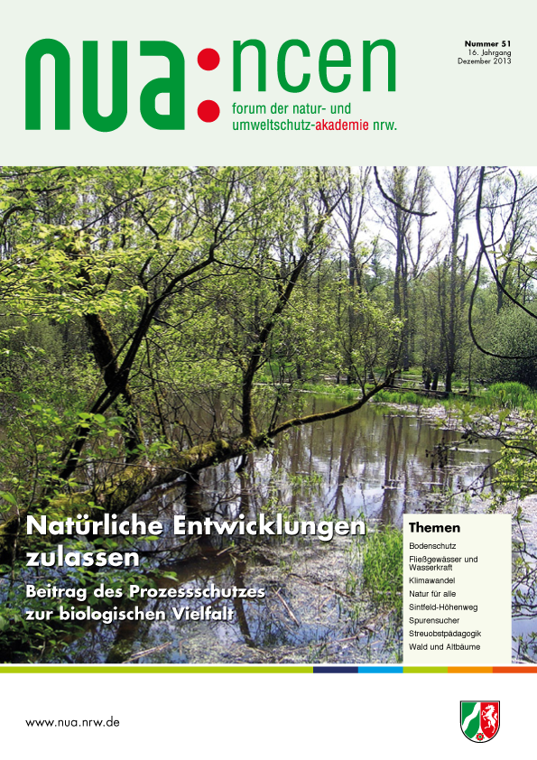 Heft 51 der NUAncen: Der Beitrag des Prozessschutzes zur Biologischen Vielfalt